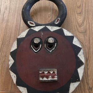 Handcrafted Tribal Mask Wall Art
